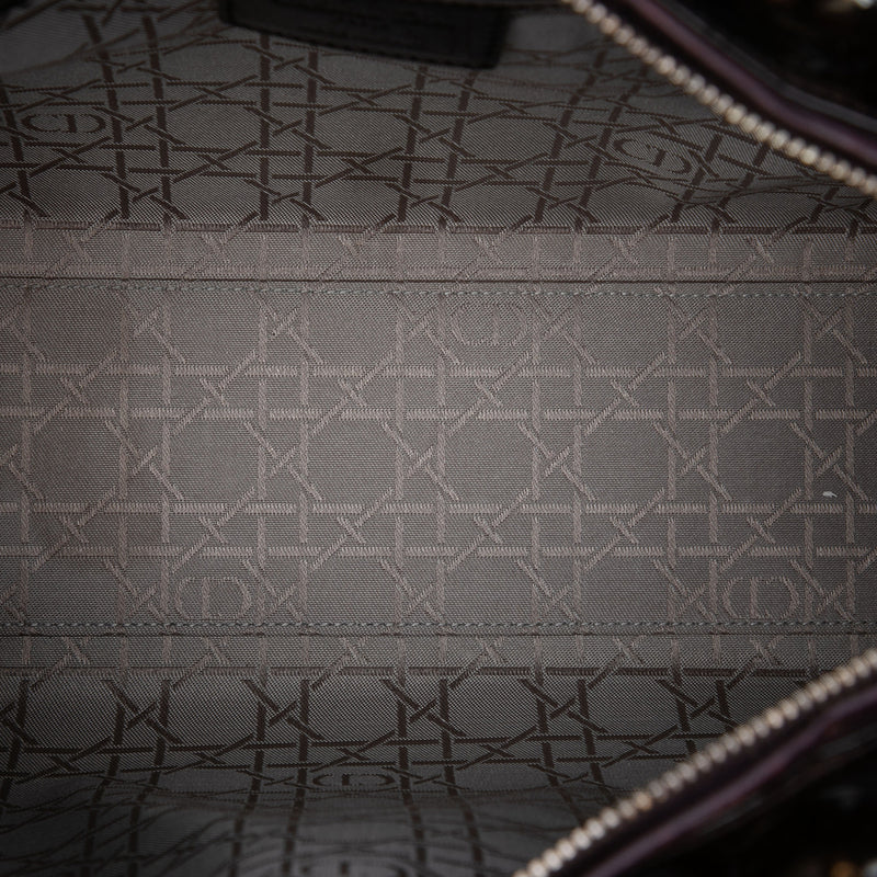 Large Patent Cannage Lady Dior - Image 4
