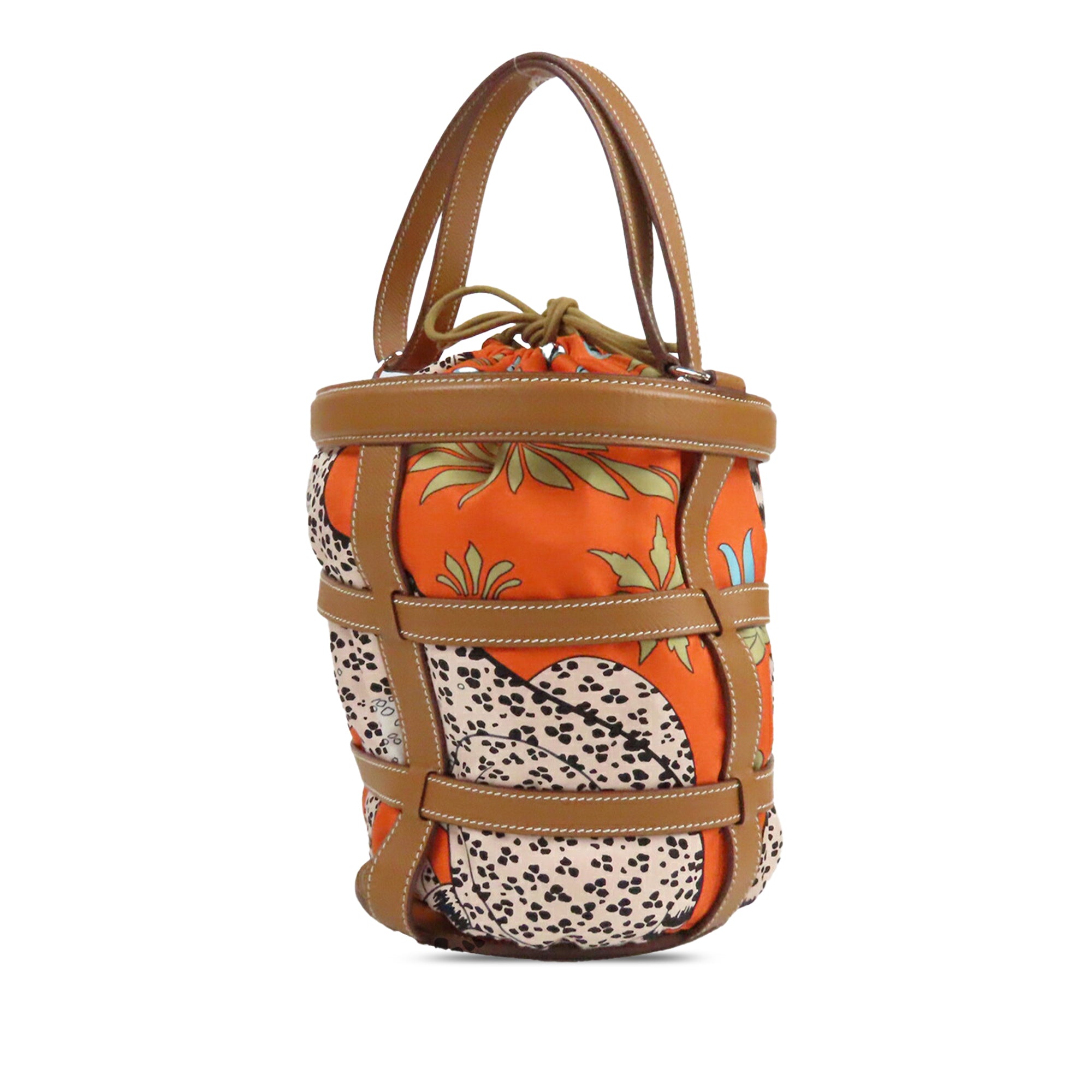 Les Leopards Silk and Epsom Sac Musardine - Image 2