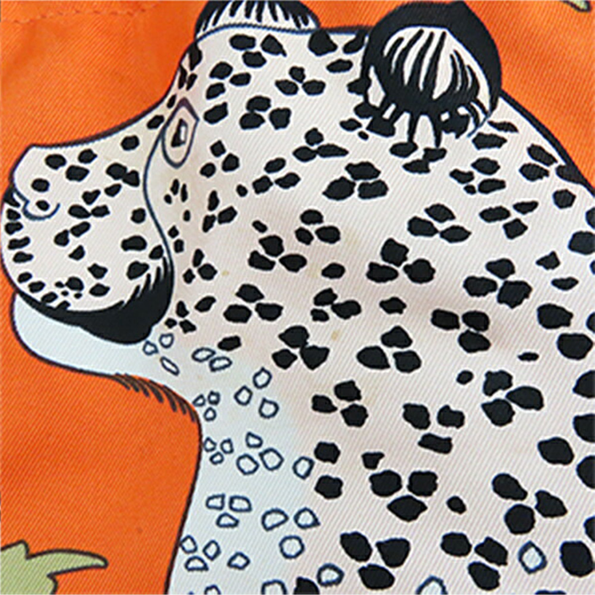 Les Leopards Silk and Epsom Sac Musardine - Image 5