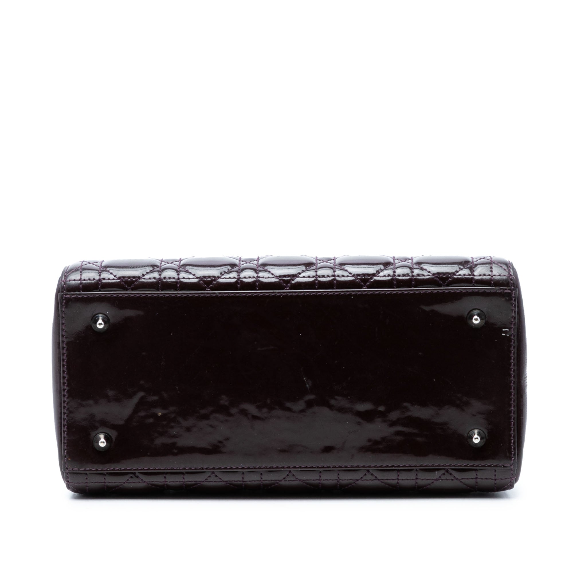 Medium Patent Cannage Lady Dior - Image 3