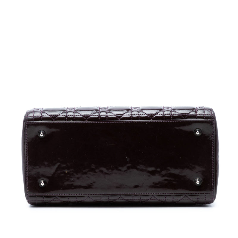 Medium Patent Cannage Lady Dior - Image 3