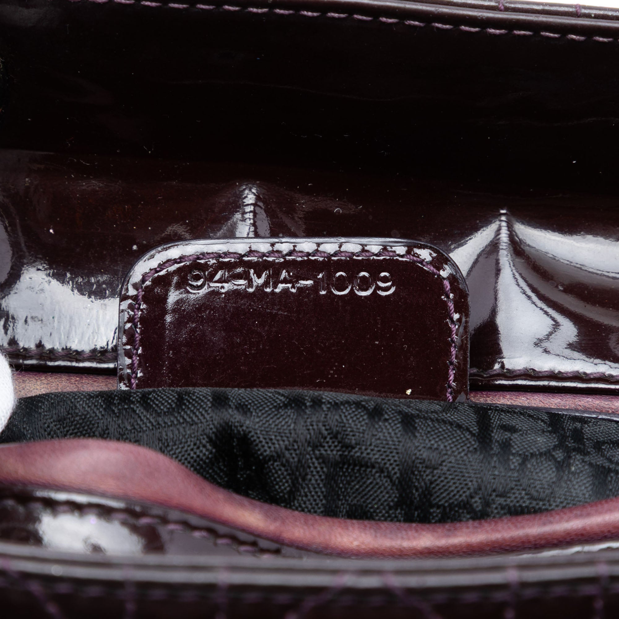 Medium Patent Cannage Lady Dior - Image 5