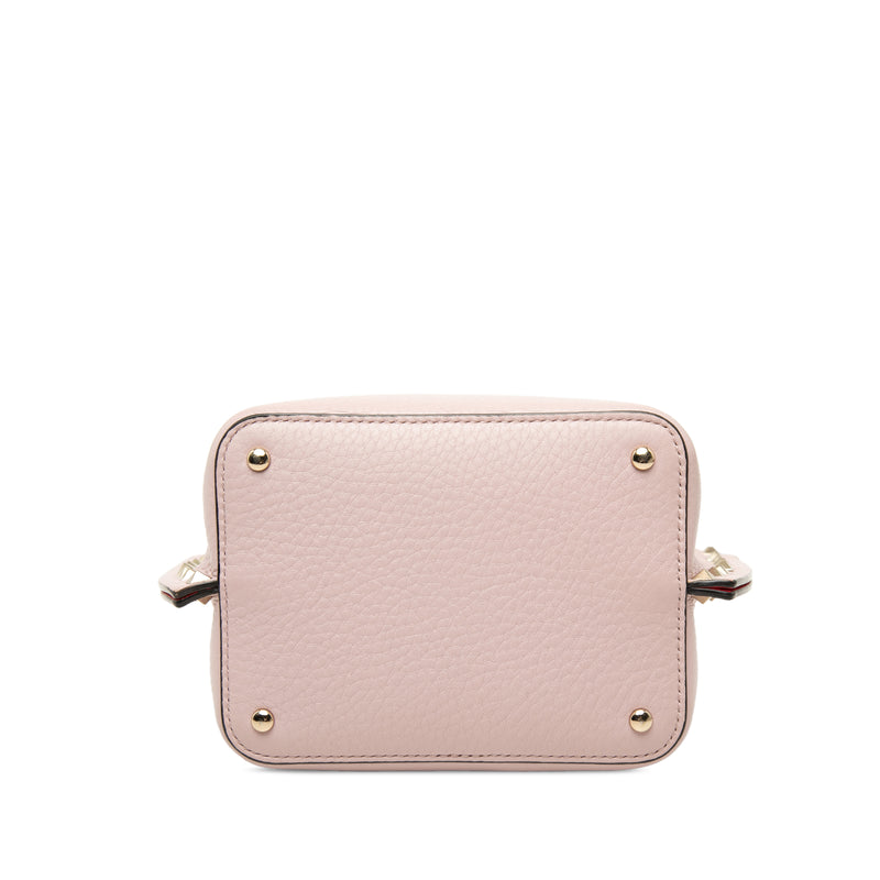 Small Leather Rockstud Satchel - Image 3