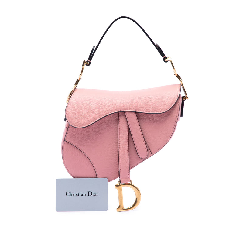 Mini Grained Calfskin Saddle Bag - Image 7