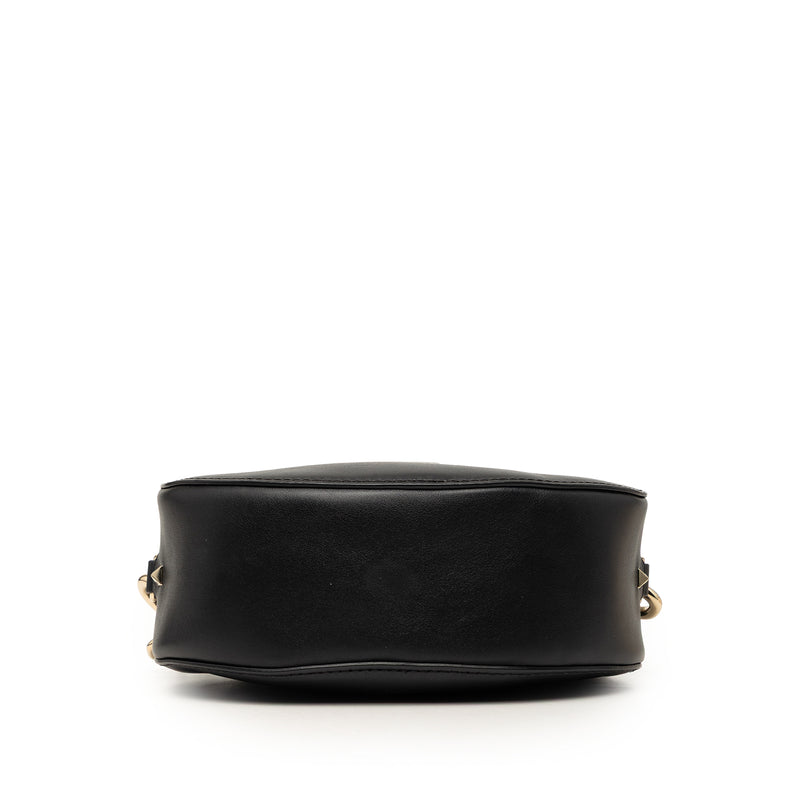 Calfskin Rockstud VLTN Oval Crossbody - Image 3