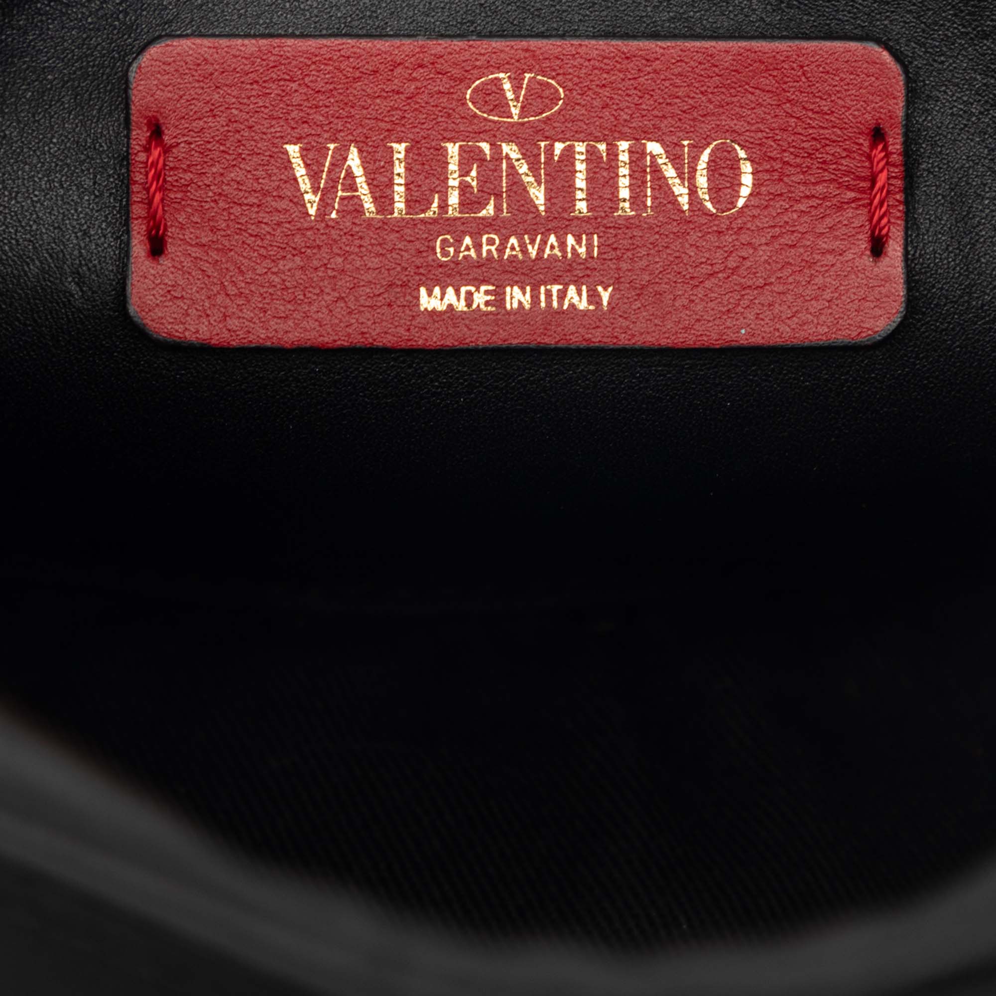 Calfskin Rockstud VLTN Oval Crossbody - Image 5