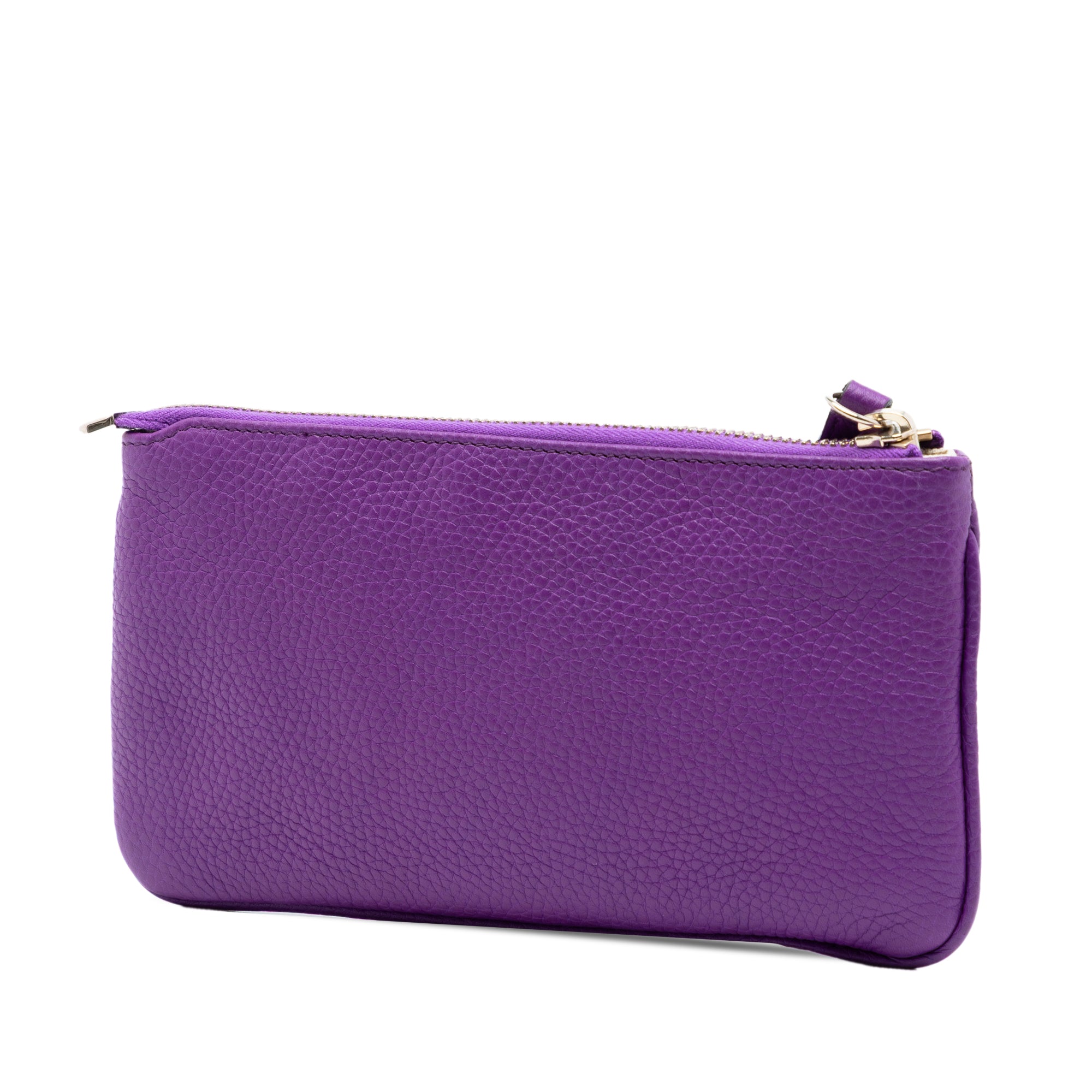 Pebbled Calfskin Soho Pouch - Image 2