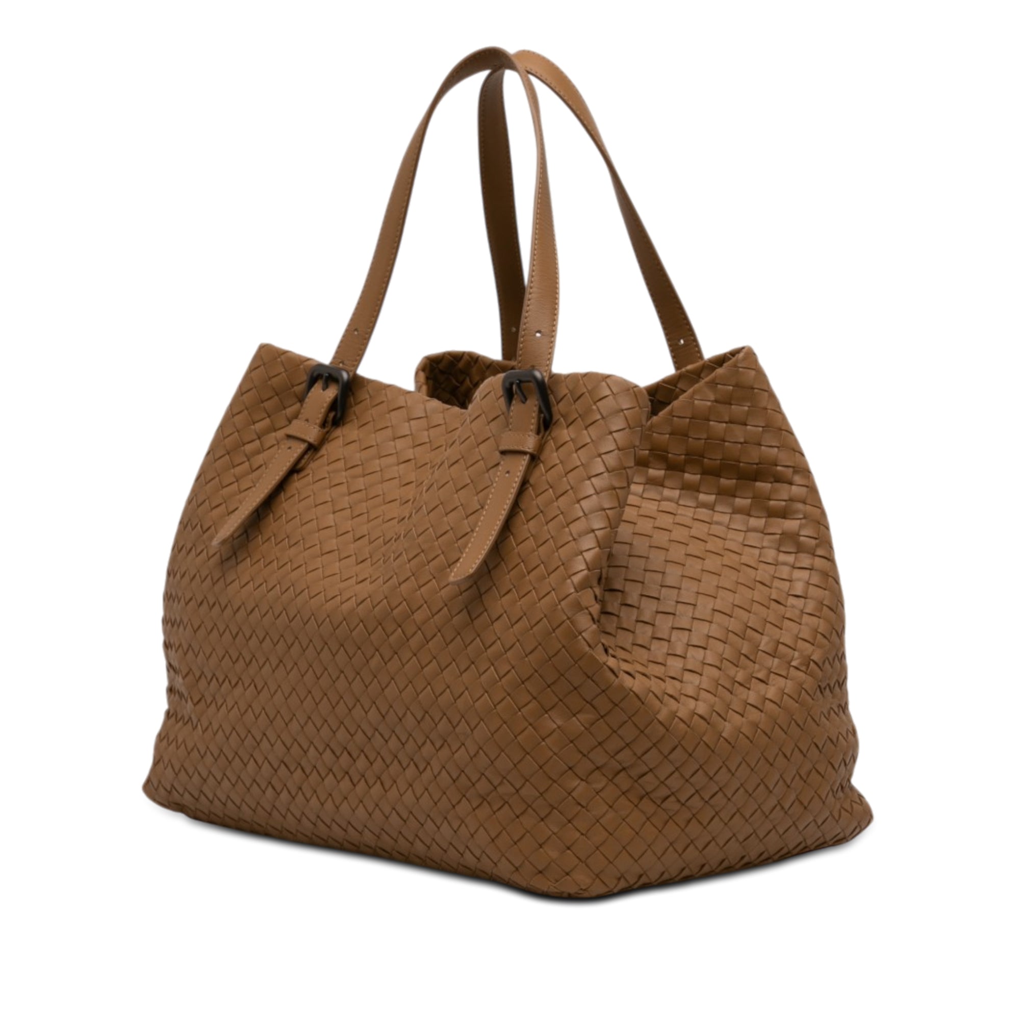 Large Nappa Intrecciato Cesta Tote - Image 2