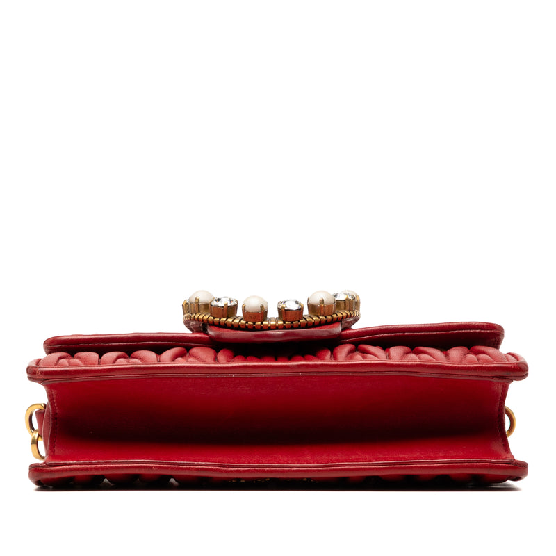 Matelasse Nappa Crystal Embellished Crossbody - Image 3