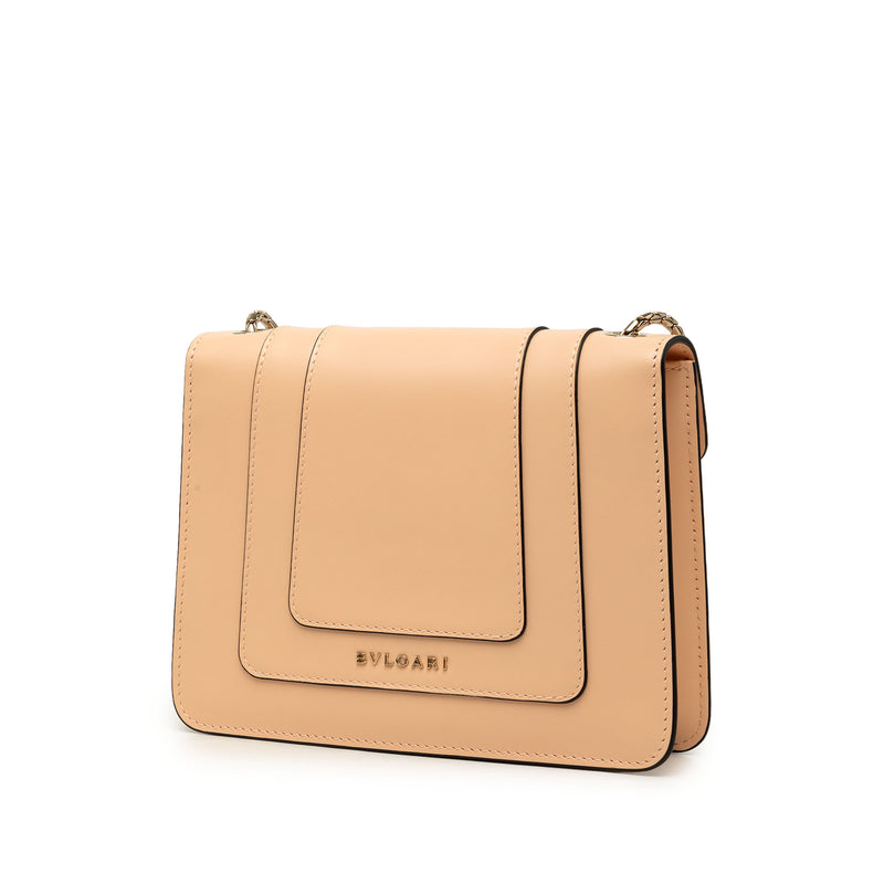 Small Leather Square Serpenti Forever Chain Crossbody - Image 2