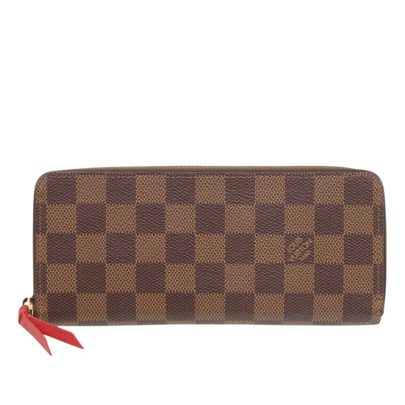 Damier Ebene Zippy Long Wallet