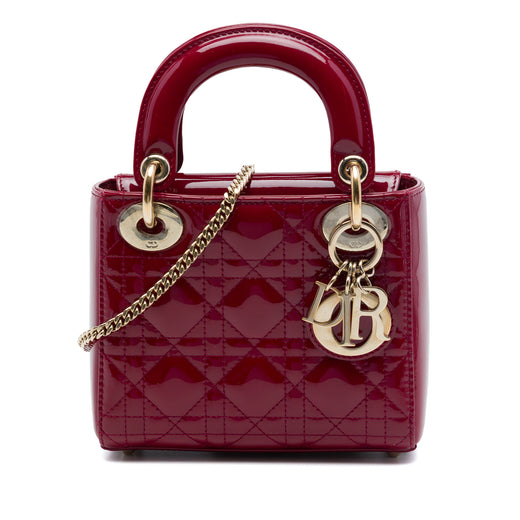 Mini Patent Cannage Lady Dior - Image 1