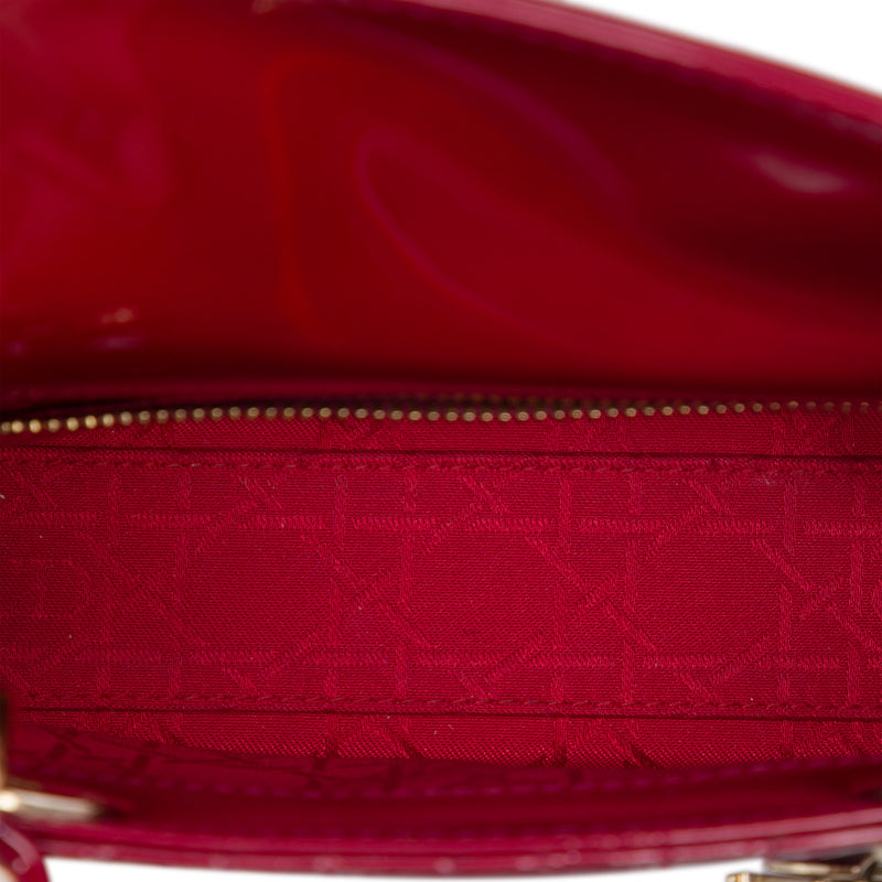 Mini Patent Cannage Lady Dior - Image 4