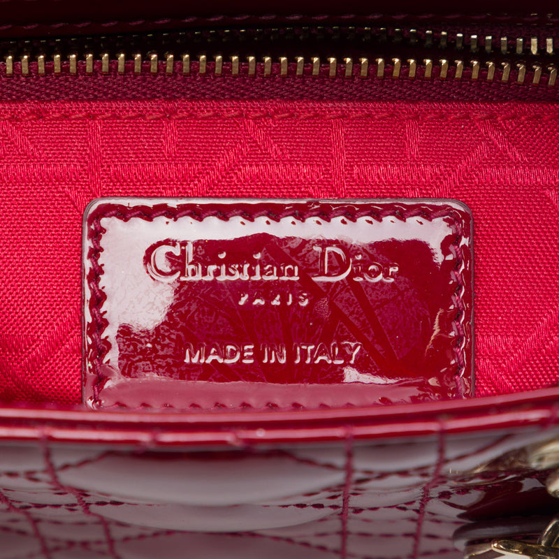 Mini Patent Cannage Lady Dior - Image 5