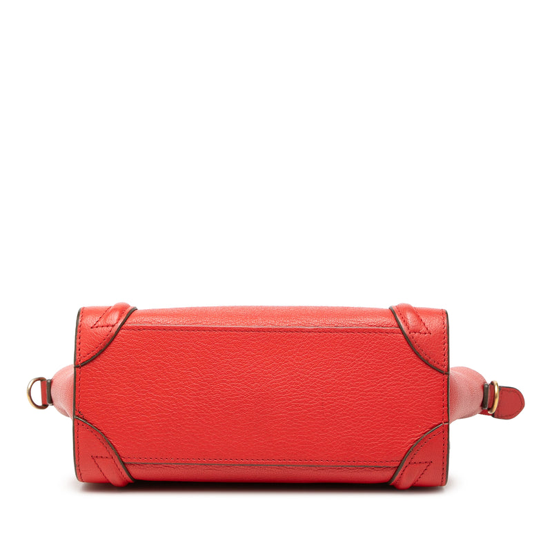 Nano Bicolor Leather Luggage Tote - Image 3