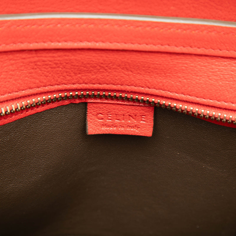 Nano Bicolor Leather Luggage Tote - Image 5