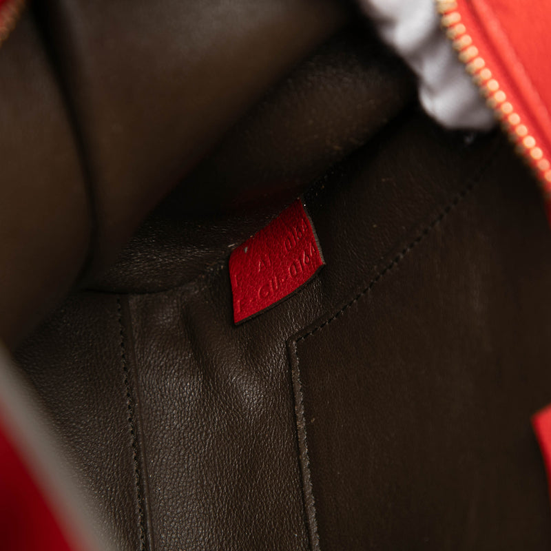Nano Bicolor Leather Luggage Tote - Image 6