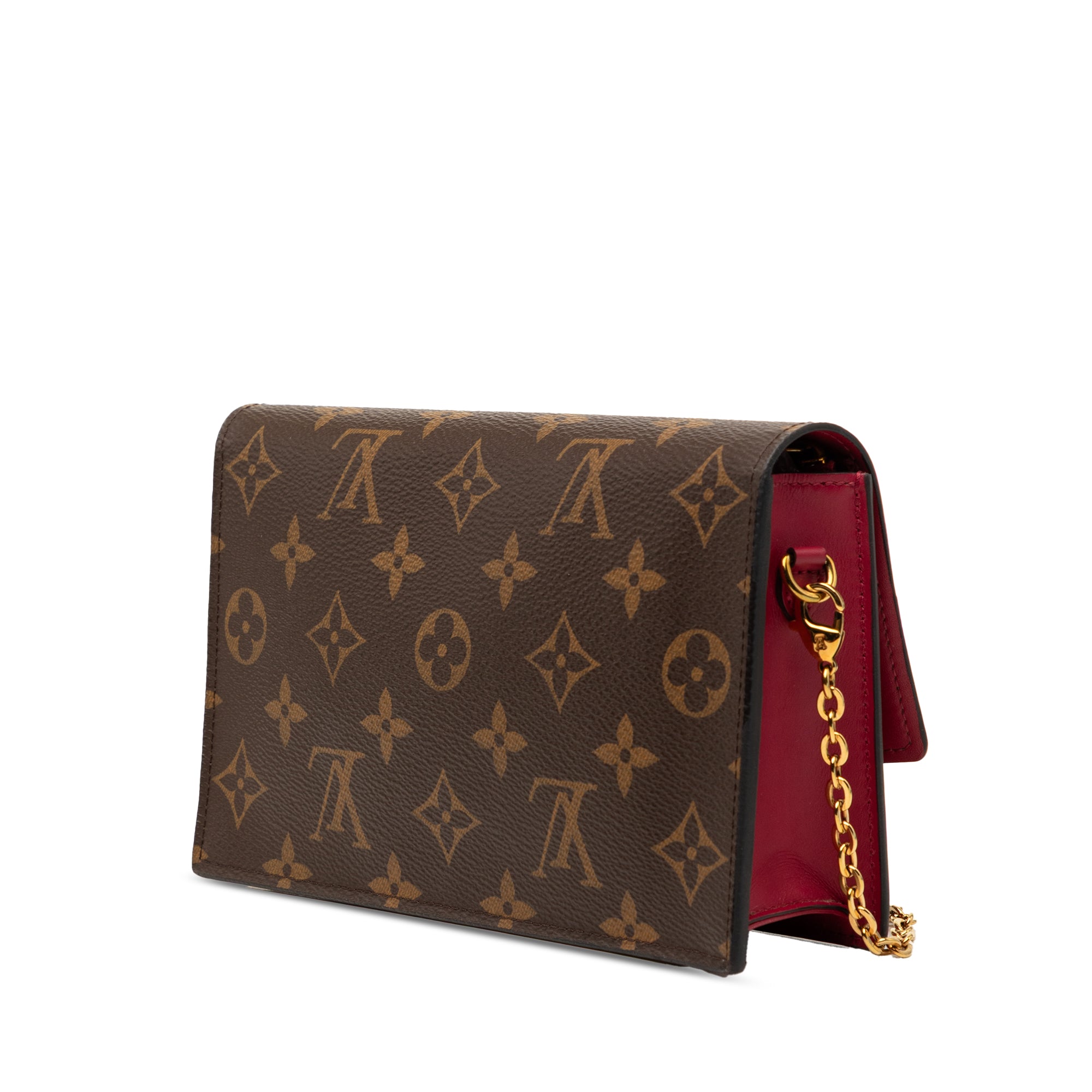 Monogram Flore Wallet On Chain - Image 2