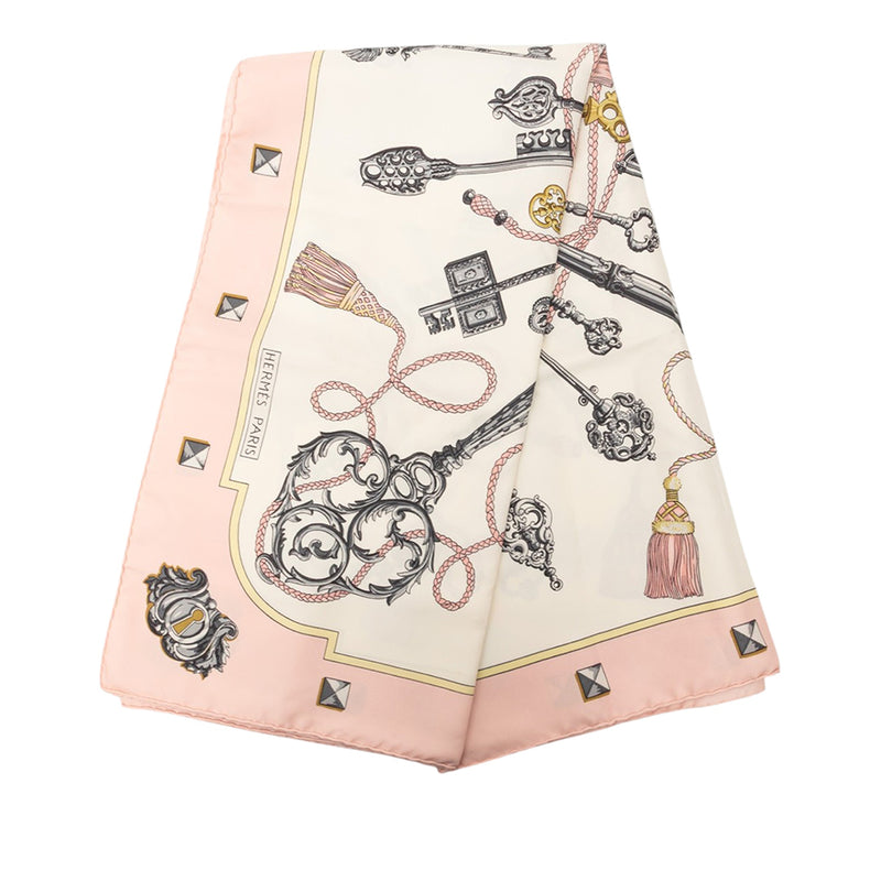 Les Cles Silk Scarf 90