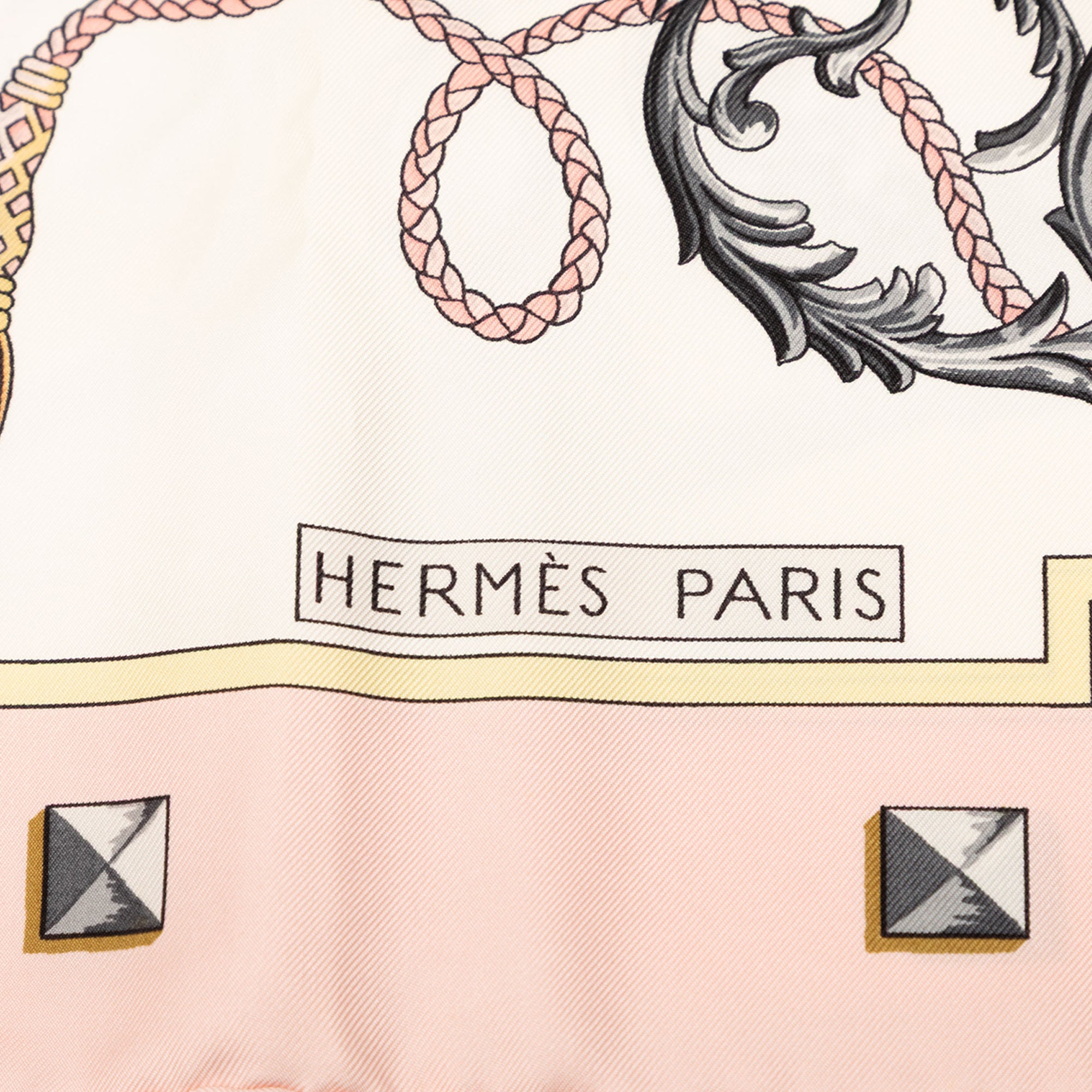 Les Cles Silk Scarf 90 - Image 3