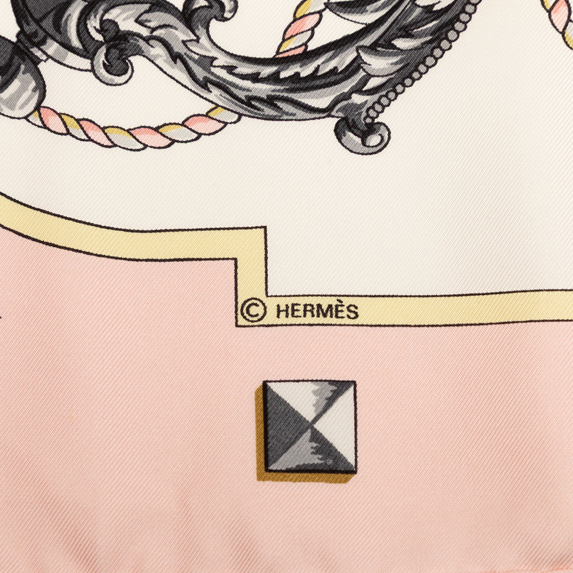 Les Cles Silk Scarf 90 - Image 4