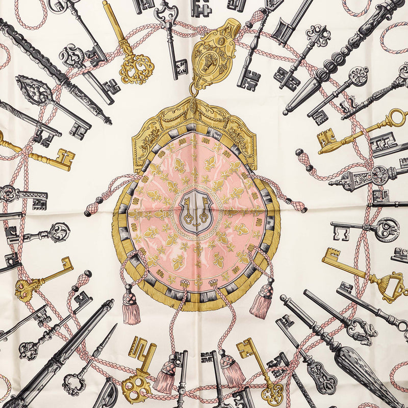 Les Cles Silk Scarf 90 - Image 6