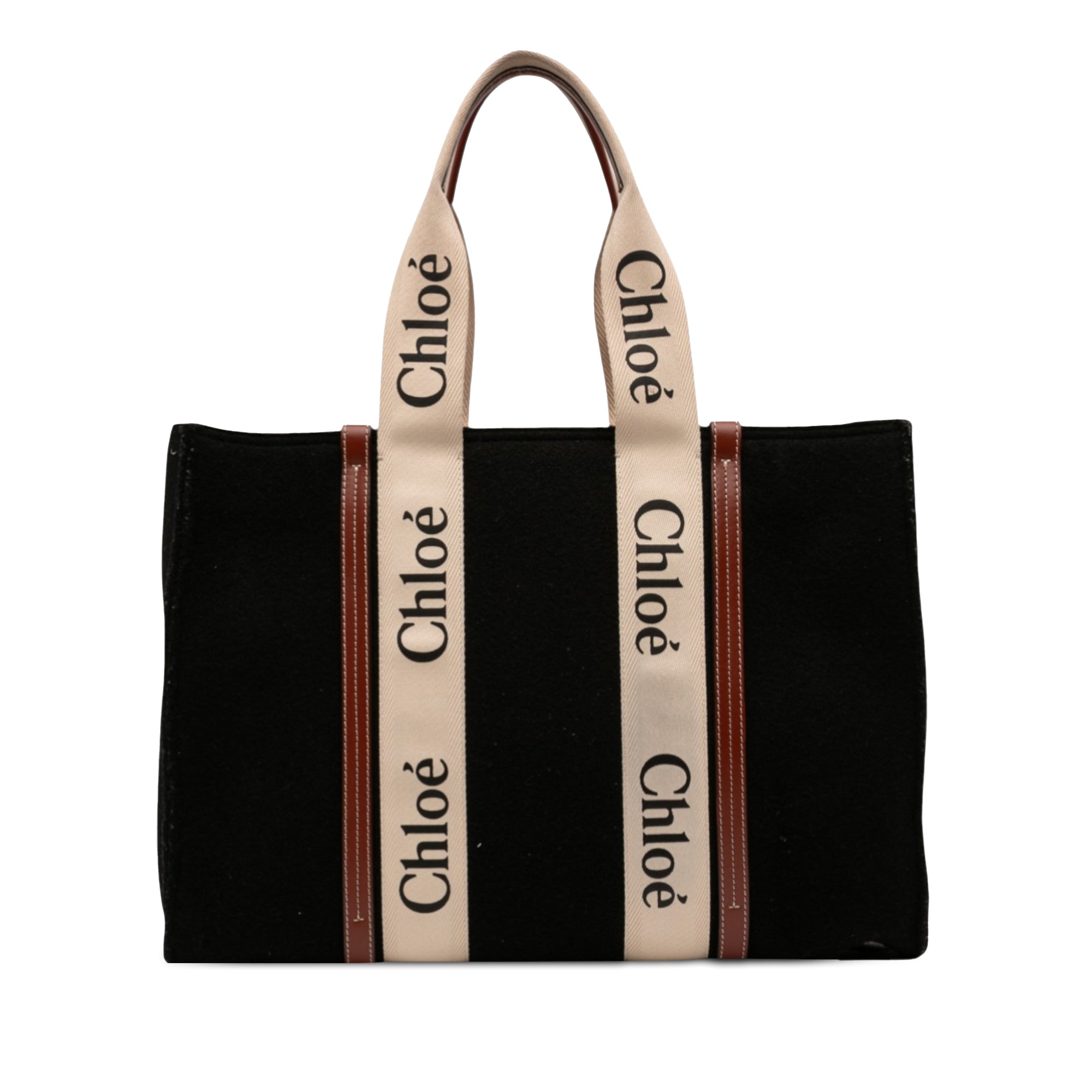 Large Wool Woody Tote - Image 1