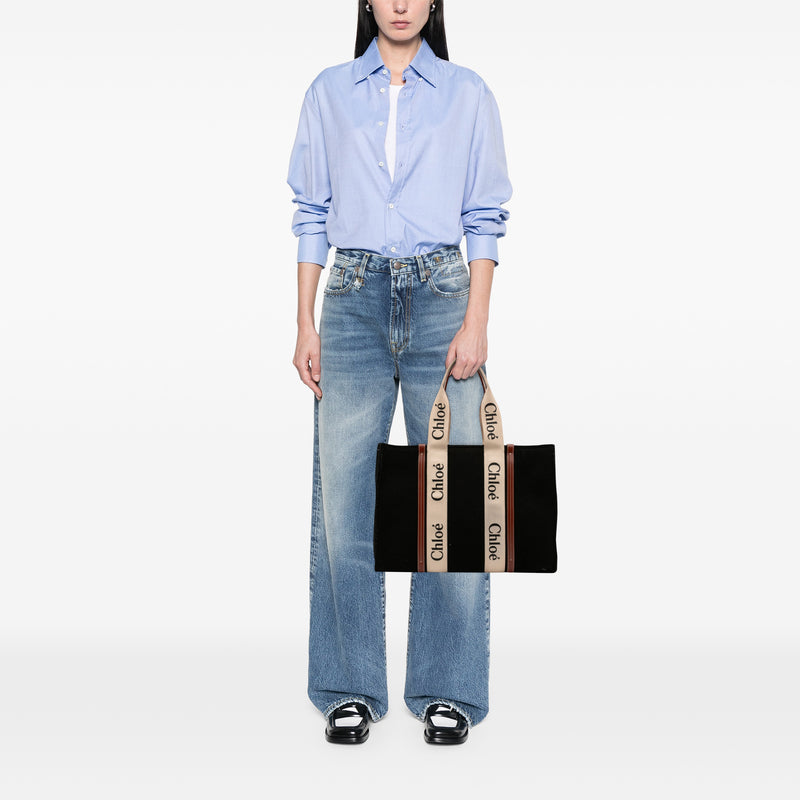 Large Wool Woody Tote - Image 11