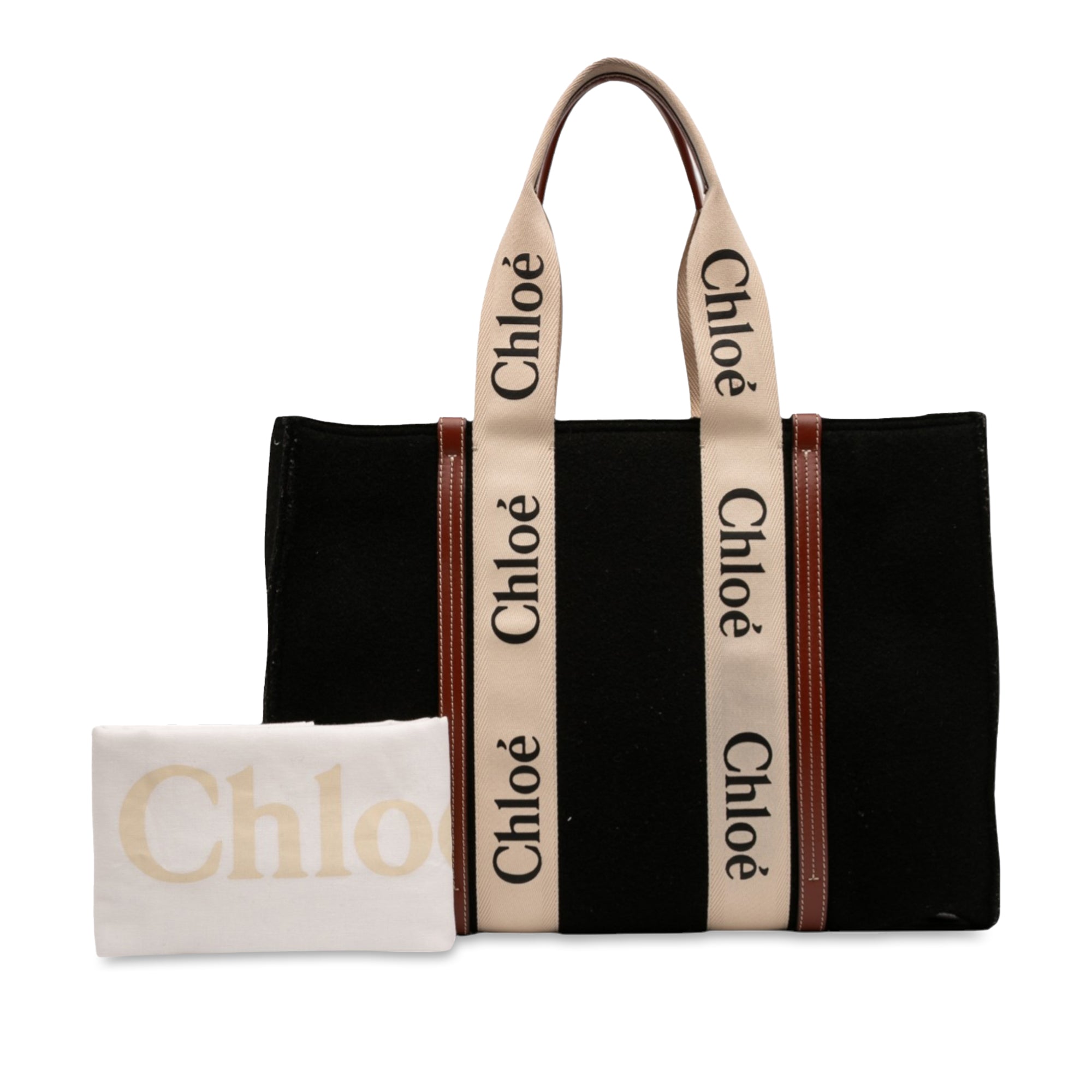 Large Wool Woody Tote - Image 12