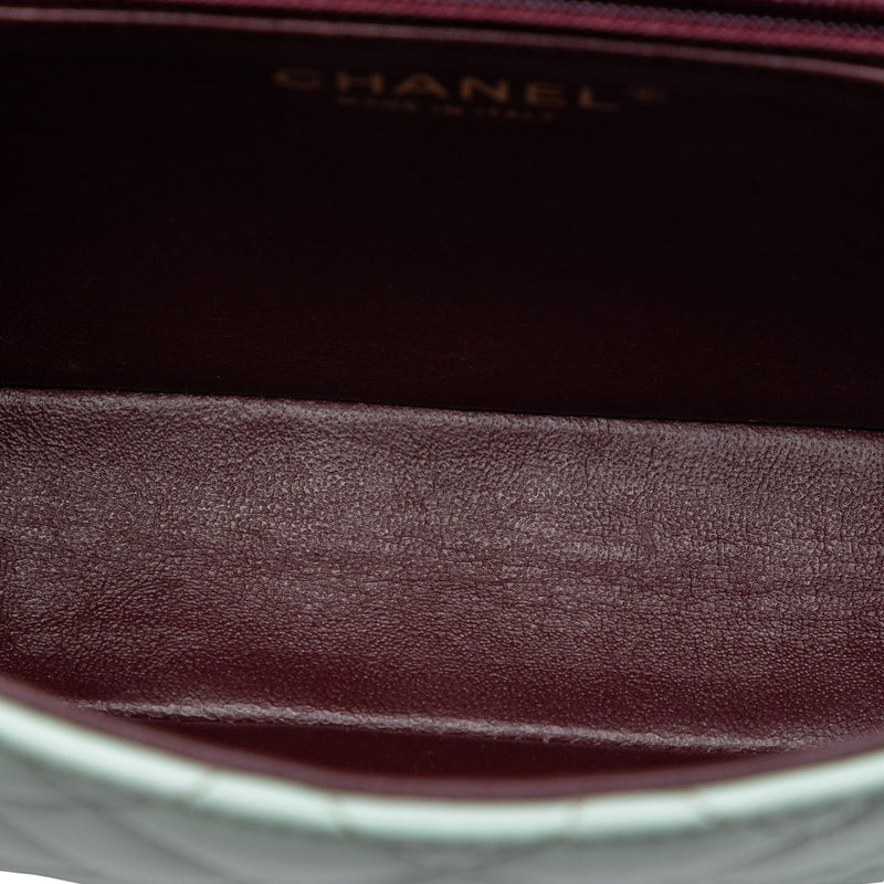 Small Quilted Lambskin Two Tone Day Flap - Image 4