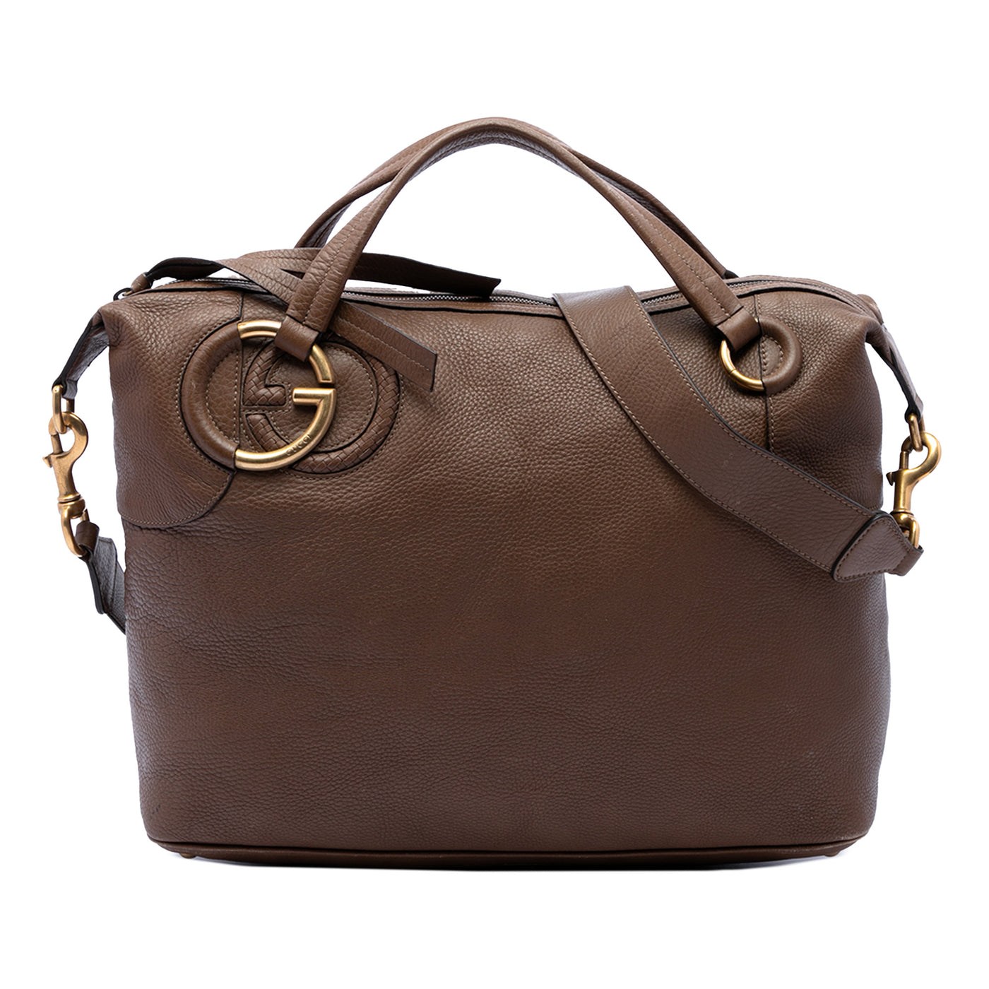 Calfskin Twill Satchel - Image 1