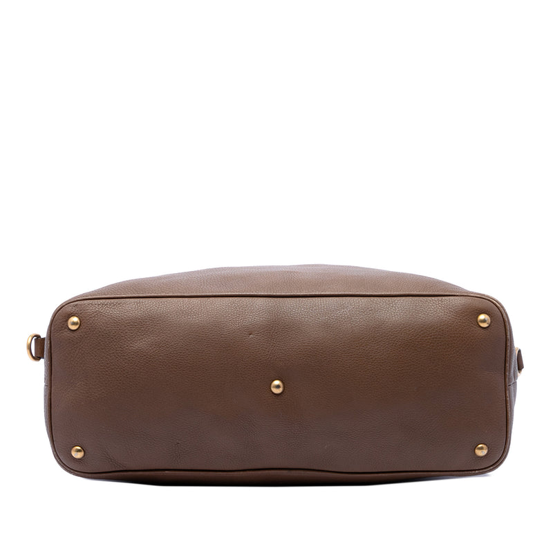 Calfskin Twill Satchel - Image 3