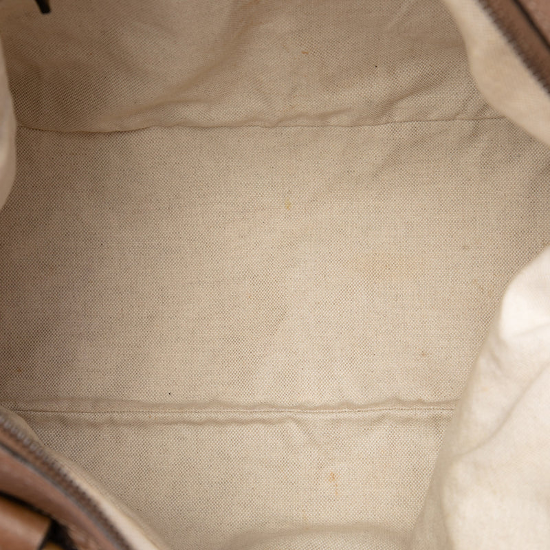 Calfskin Twill Satchel - Image 4