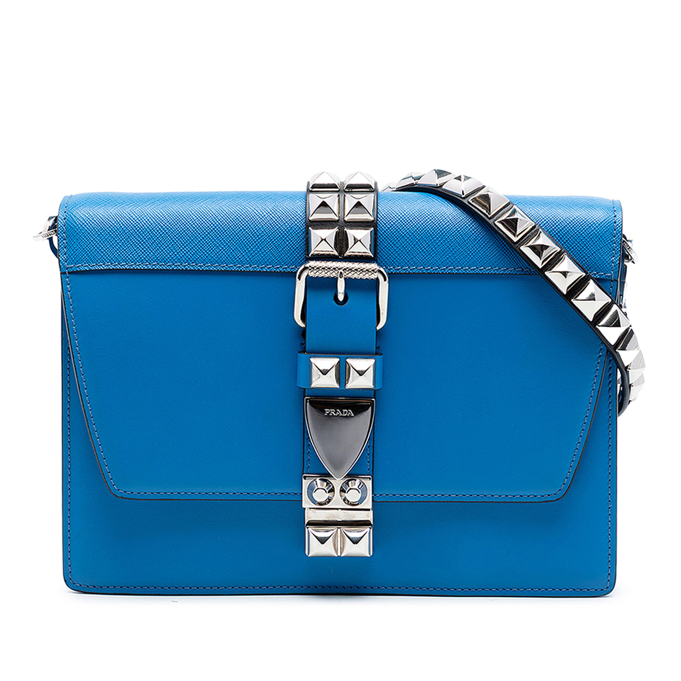 City Calf and Saffiano Studded Elektra Crossbody - Image 1