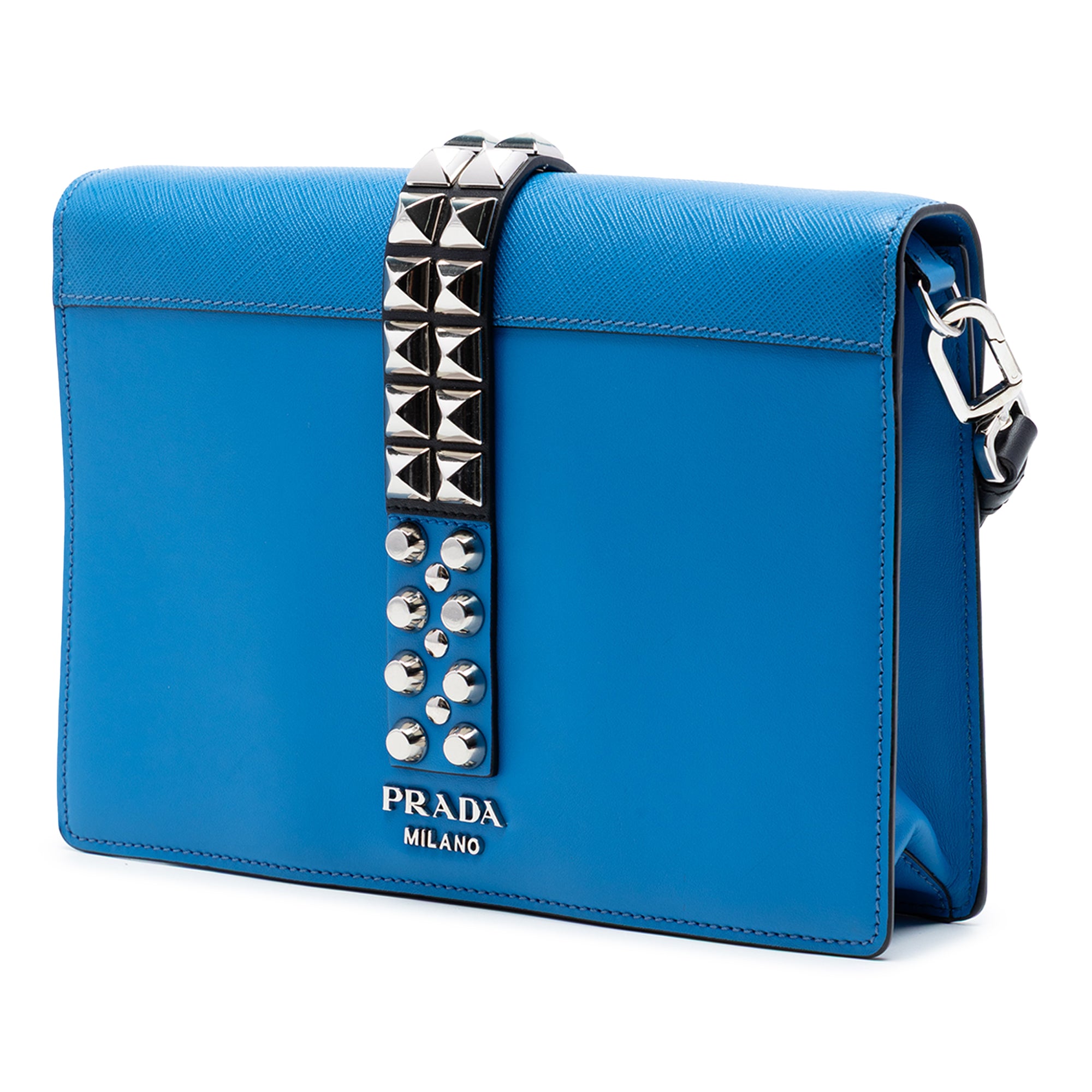 City Calf and Saffiano Studded Elektra Crossbody - Image 2
