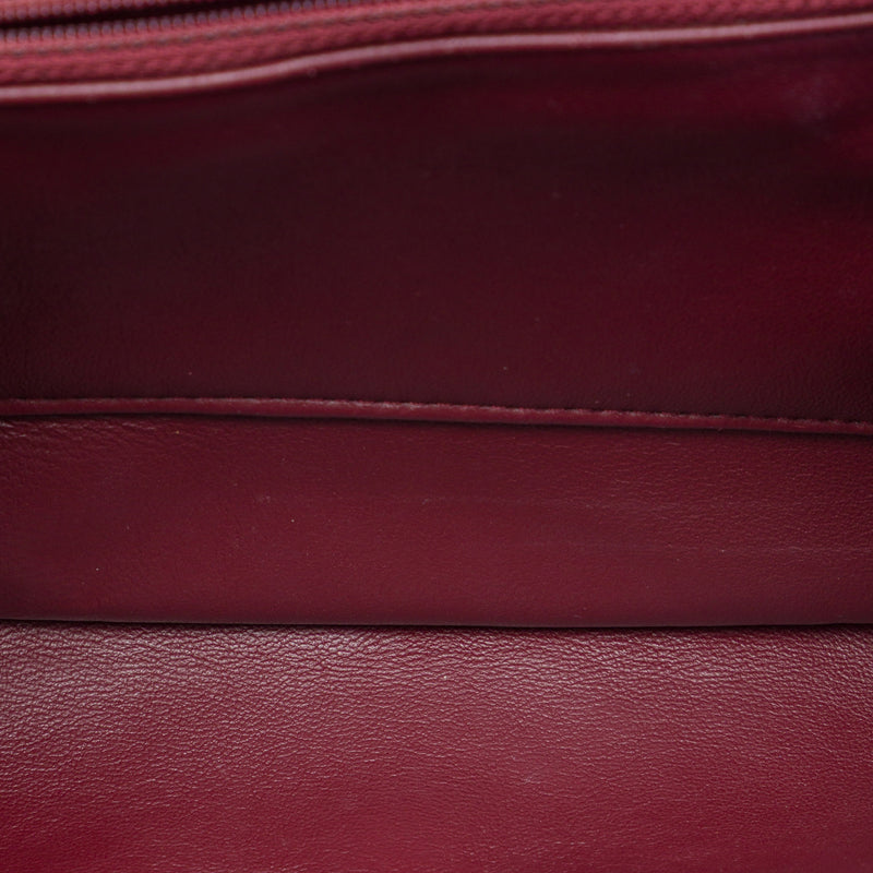 CC Quilted Crackled Glazed Calfskin Accordion Flap - Image 4