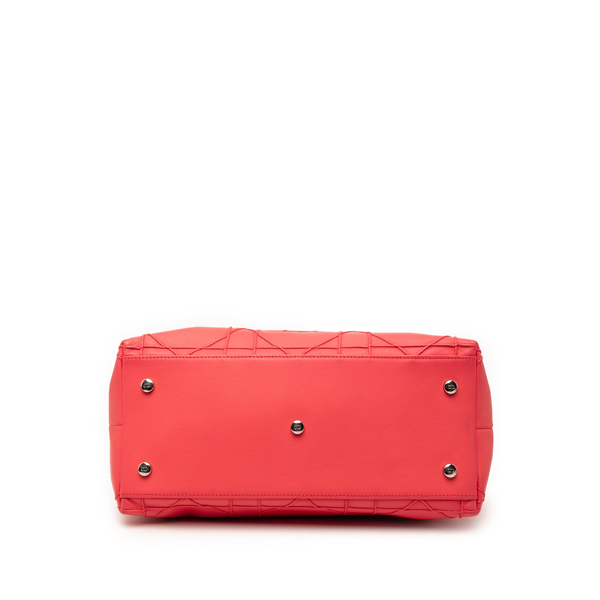 Medium Lambskin Cannage Polochon Granville Satchel - Image 3