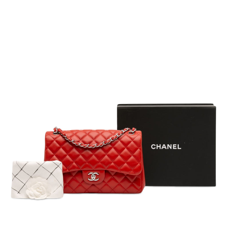 Jumbo Classic Lambskin Double Flap - Image 11