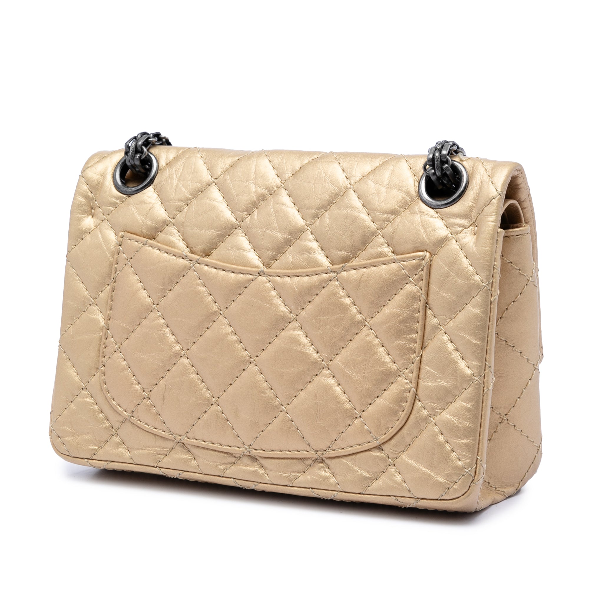 Quilted Aged Calfskin Reissue 2.55 Double Flap 224 - Image 2