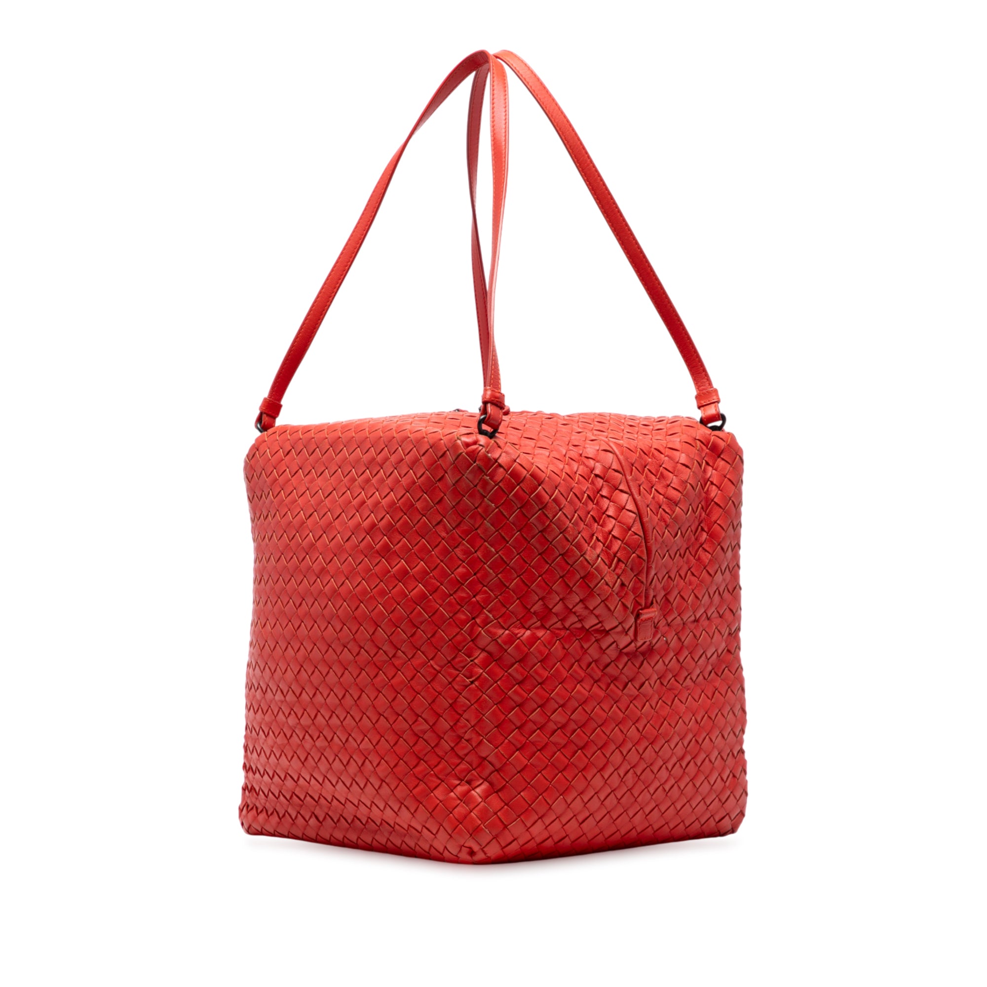 Nappa Intrecciato Cube Shoulder Bag - Image 2