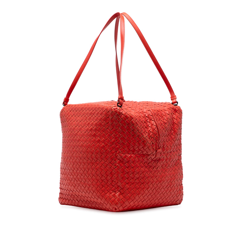 Nappa Intrecciato Cube Shoulder Bag - Image 2