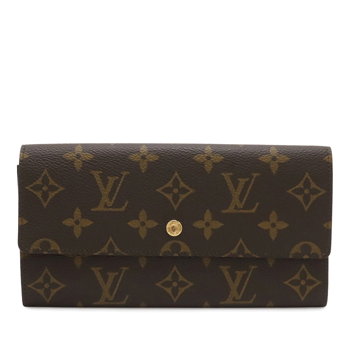 Monogram Porte Monnaie Credit Long Wallet - Image 1