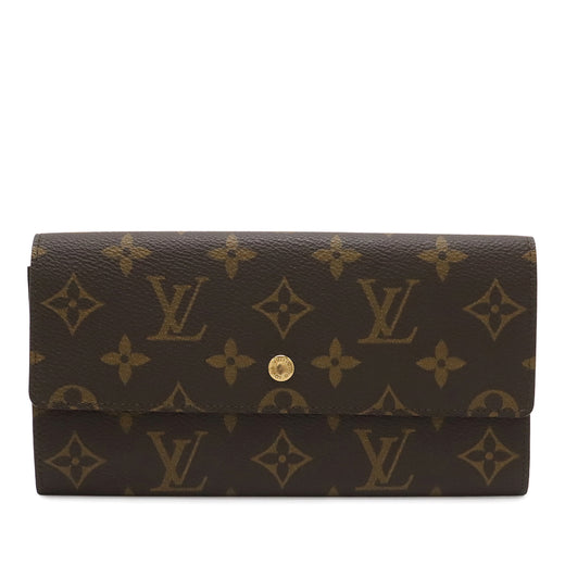 Monogram Porte Monnaie Credit Long Wallet - Image 1