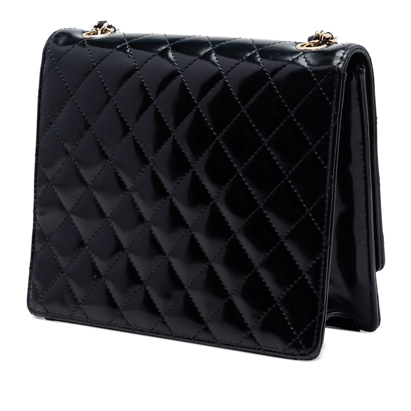 CC Quilted Patent Square Flap - Image 2