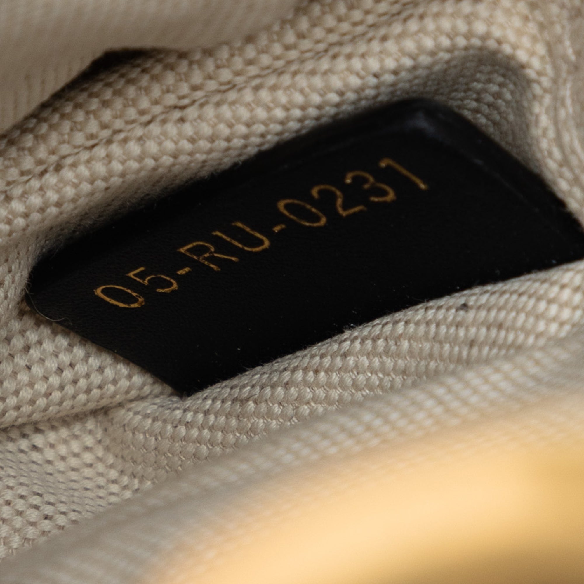 Mini Oblique Canvas Saddle Bag - Image 6