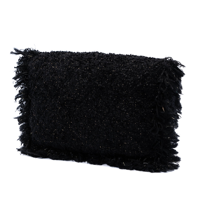 Paris Cosmopolite Tweed Fringe Clutch - Image 2
