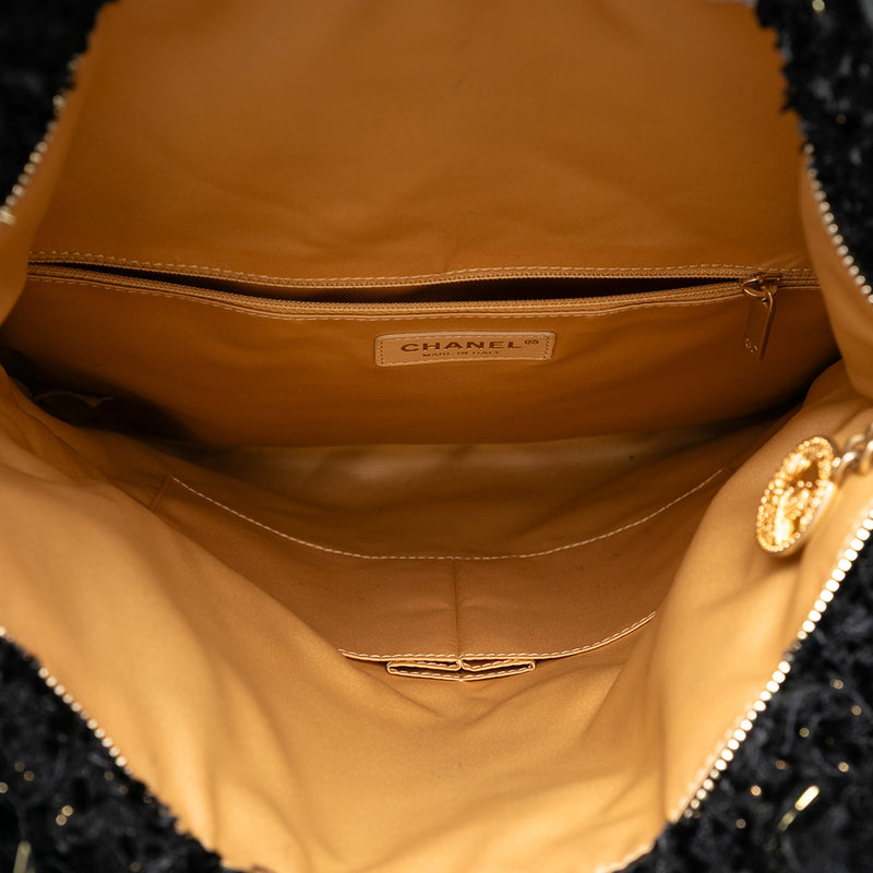 Paris Cosmopolite Tweed Fringe Clutch - Image 4