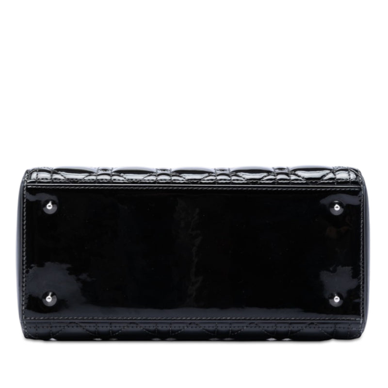 Medium Patent Cannage Lady Dior - Image 3