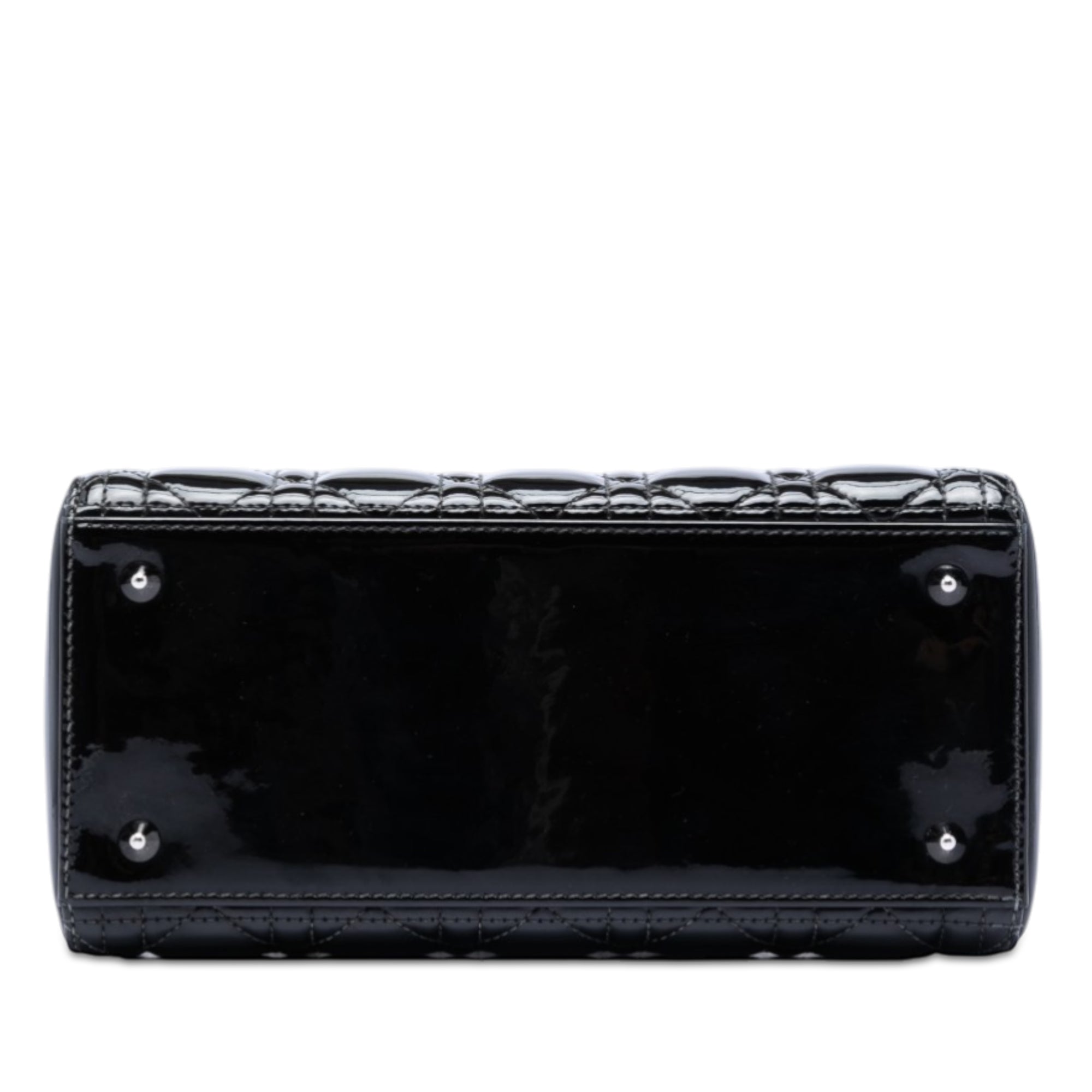 Medium Patent Cannage Lady Dior - Image 3
