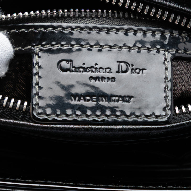 Medium Patent Cannage Lady Dior - Image 5